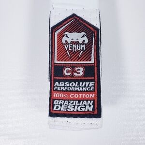VENUM Brazilian Jiu Jitsu White belt Size C3 Brand New